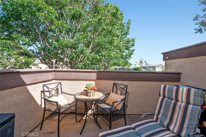 private balcony off master