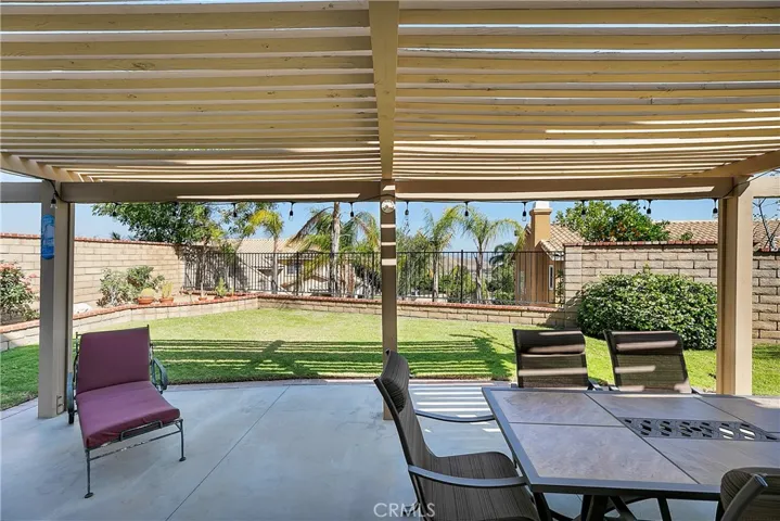 Patio with view