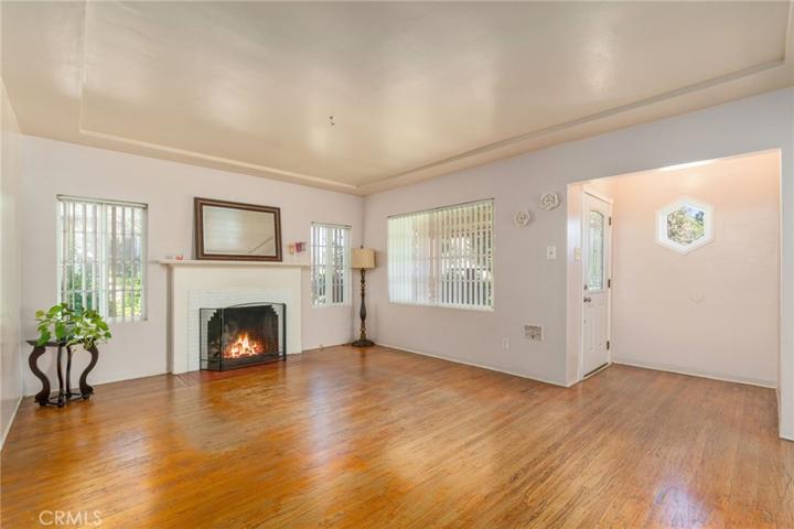 Fireplace and living space!