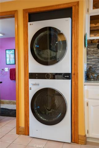 1 year new Stackable washer and dryer included
