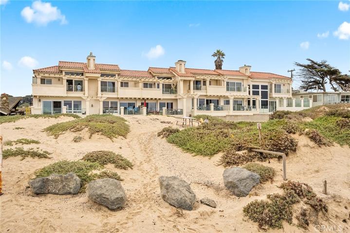 Building with private beach