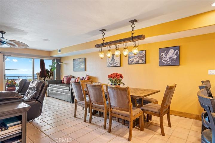 Dining area with a view!