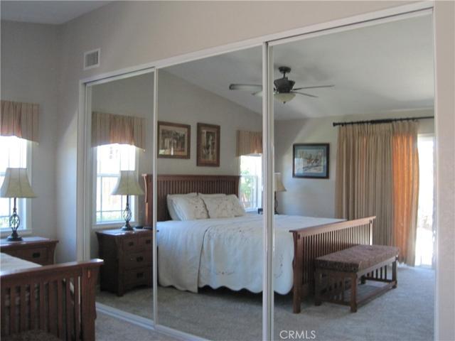 MIRRORED CLOSET DOORS!