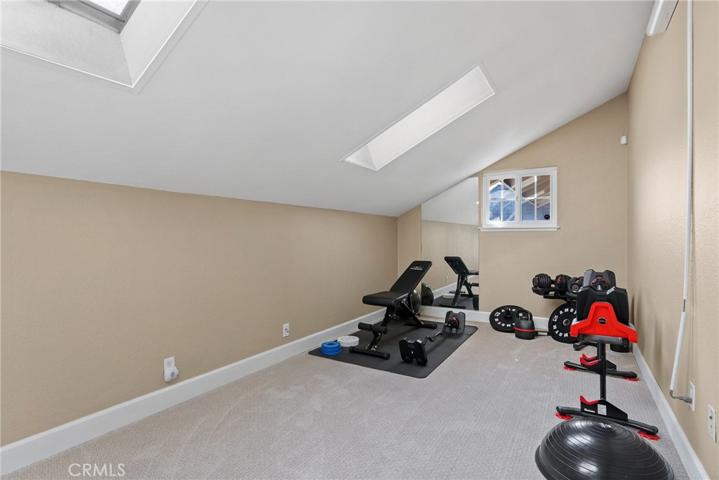 Currently utilized as a work out room, but can easily be a 5th bedroom!