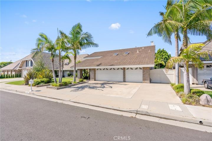 3-car attached garage and HUGE driveway w/ room for RV and boat parking!