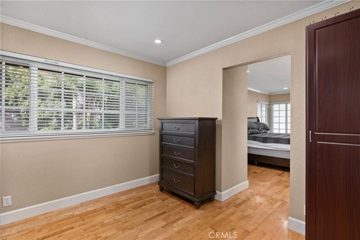 Take advantage of the enormous walk-in closet with wood floors (can be converted back to a bedroom).