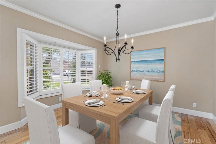 Formal Dining area virtually staged!