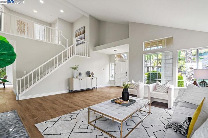 Bright with natural light and vaulted ceiling