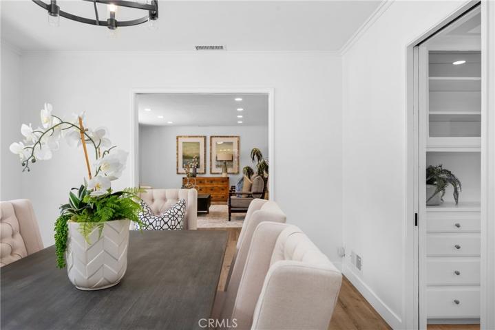 Dining room off of the entry