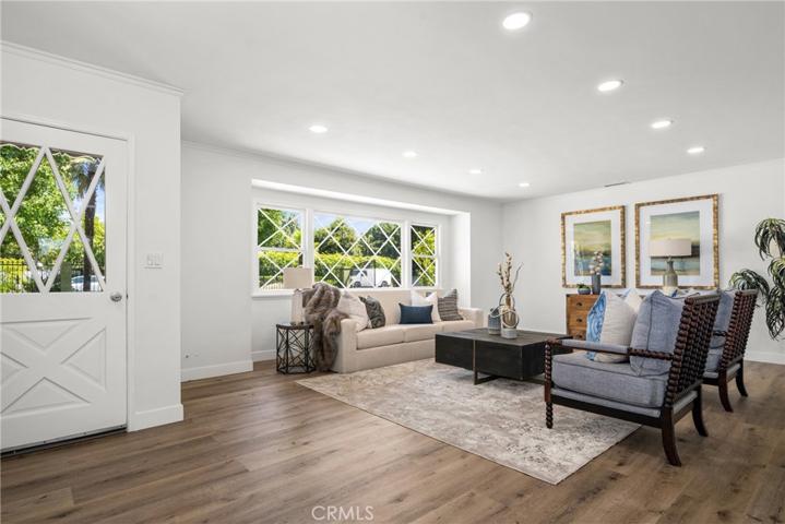 Living room off of the entry