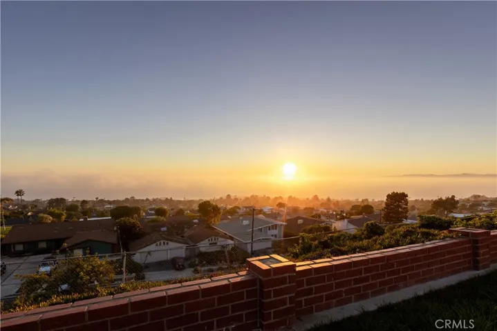 Panoramic Ocean and neighborhood view from backyard