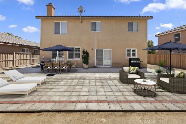 Virtually staged Patio