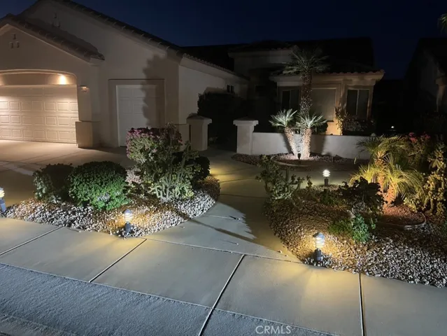 The Patio is an oasis at night