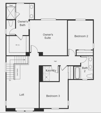 Structural options include: downstairs bedroom and full bath.