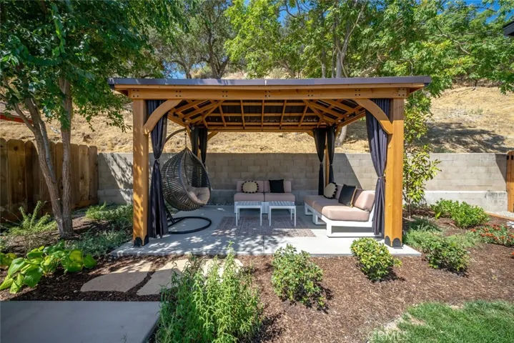 Back yard gazebo