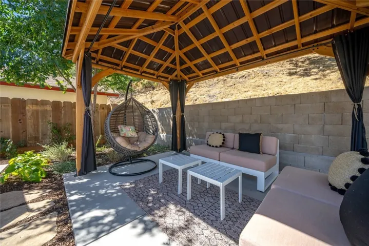 Back yard gazebo