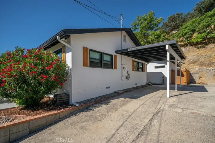 View of carport