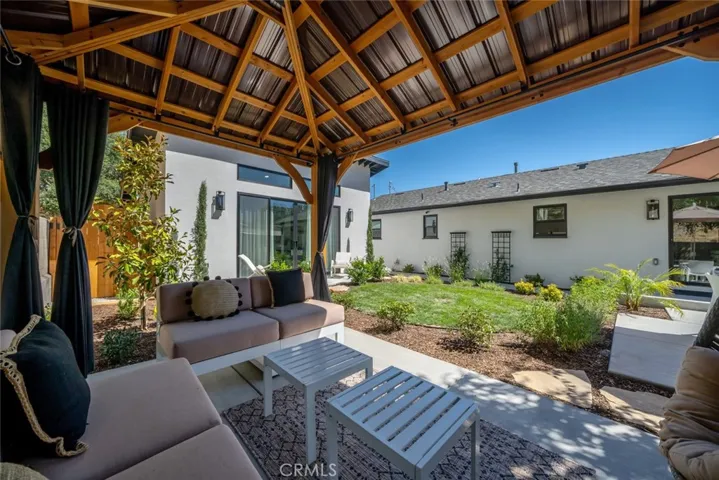 Back yard gazebo