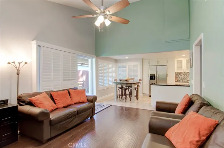 Notice the door above the kitchen has a finished attic above for storage