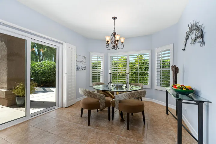 Formal Dining Room with a View