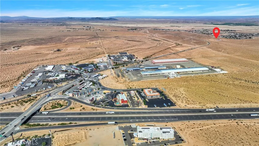 Red marker over this development.