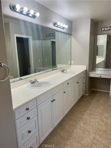 Primary bathroom with tub