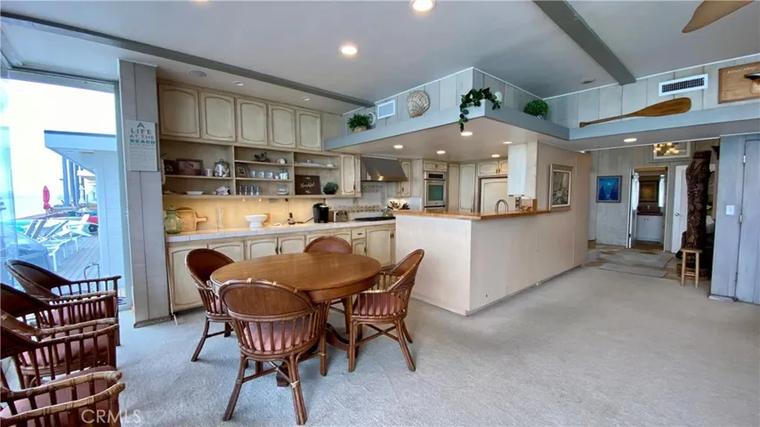 DINING AREA AND KITCHEN