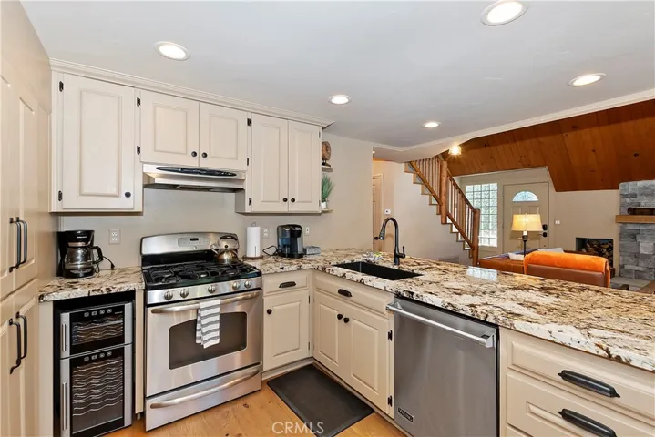 Updated open concept kitchen