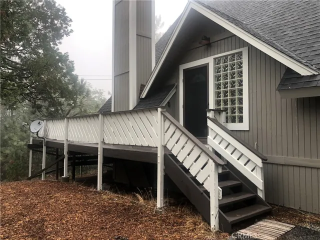 Front door on side
