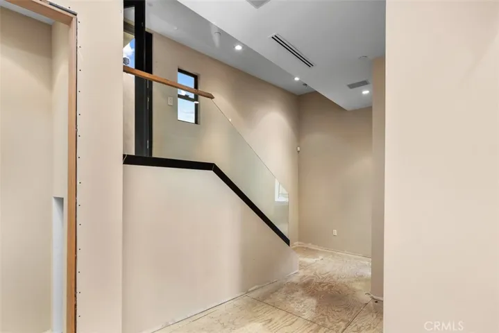 stairs to roof deck
