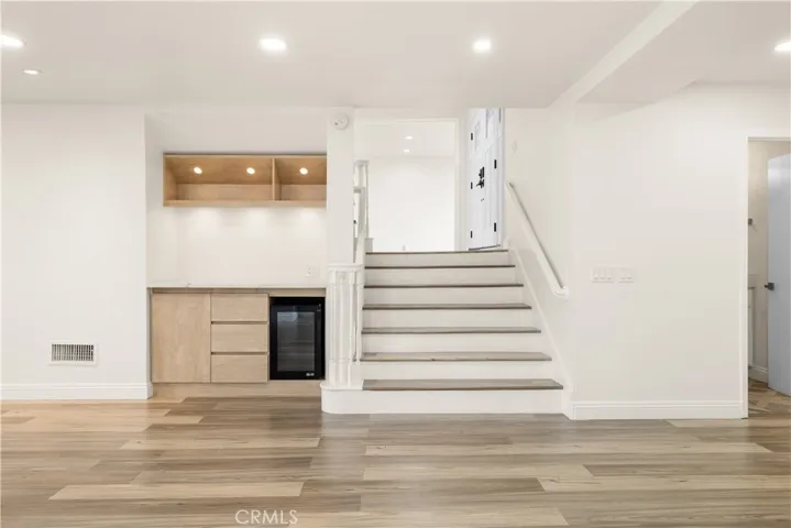 Dry bar in Family Room