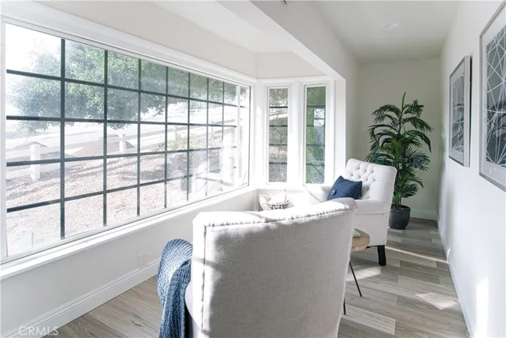 Sunroom with chairs