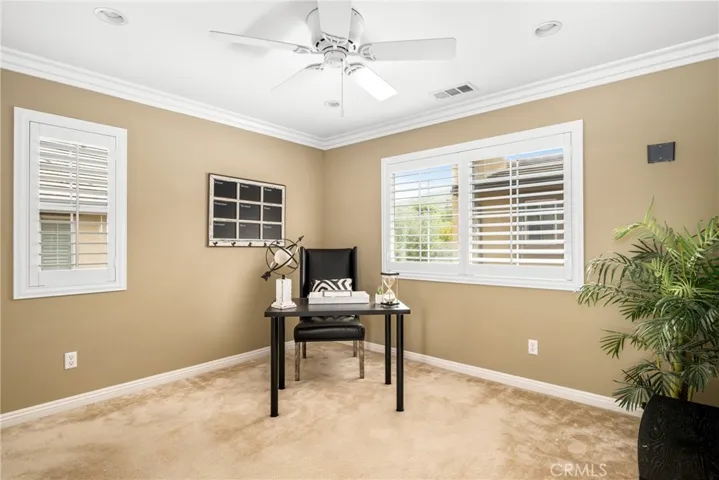 Office in master bedroom along with an addtional closet