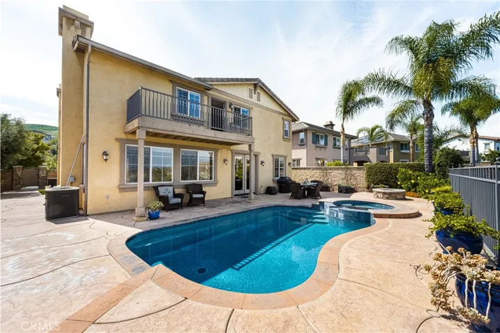 Backyard with views