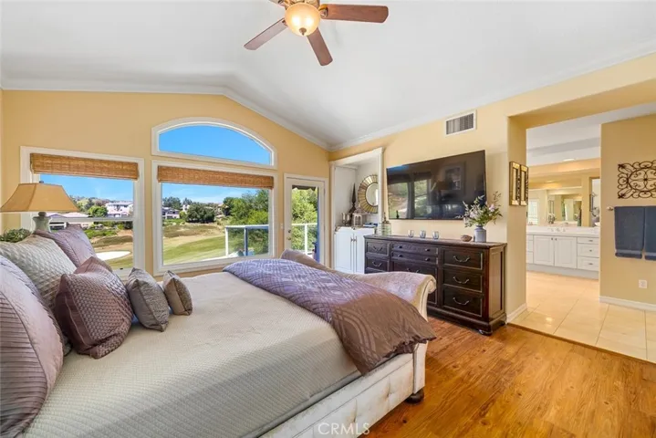 With ceiling fan