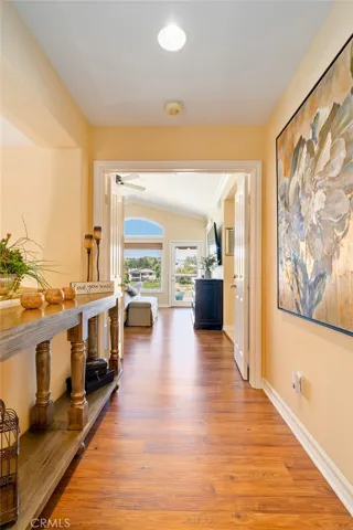 Entryway to the master bedroom