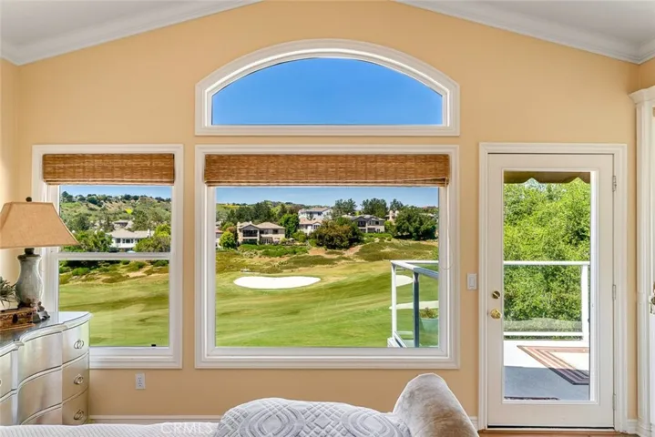 Beautiful views from the master bedroom!
