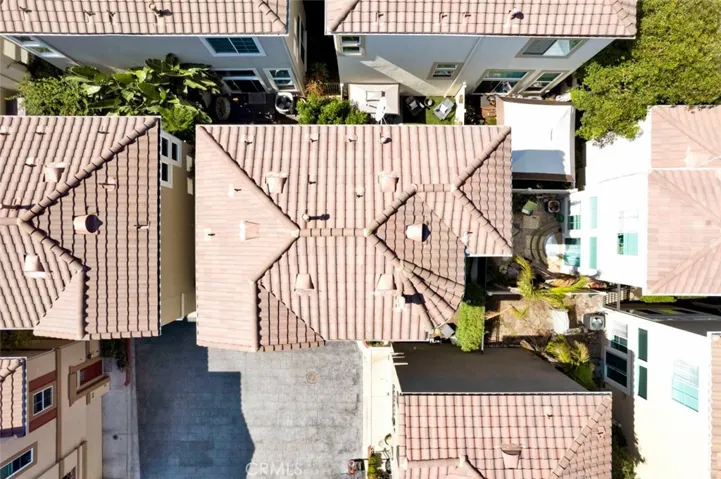 Drone View Of Roof