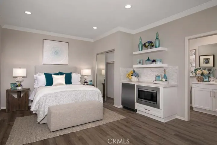 Model Home Photo showcasing OPTIONAL Downstairs stairs living suite.