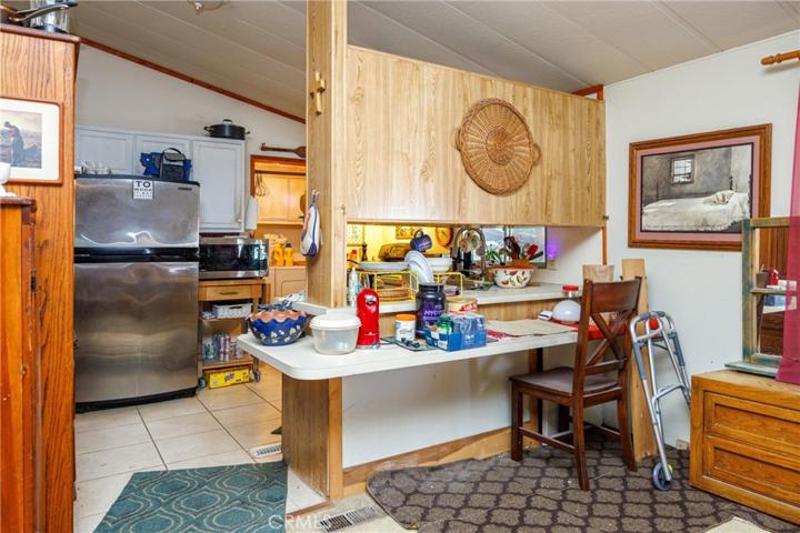 Kitchen from open area