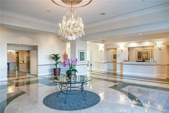 Front Lobby when you enter the building