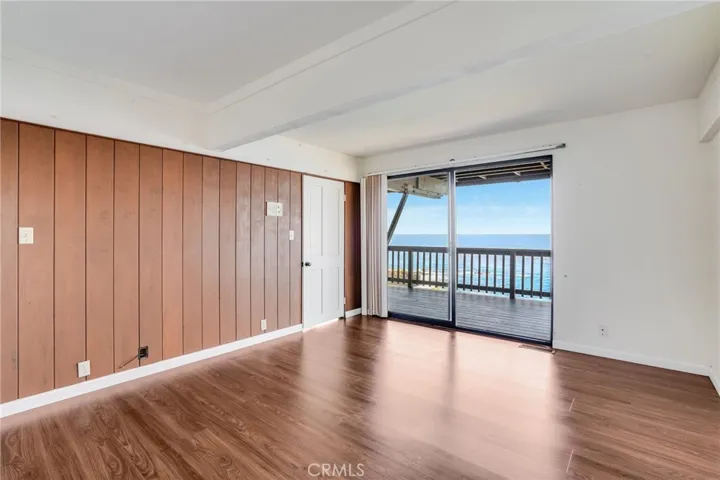 Lower Level Bedroom #3  with panoramic ocean view deck attached.