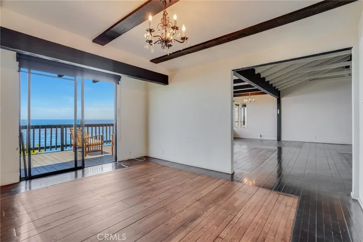 Separate ocean view dining room perfect for entertainment.