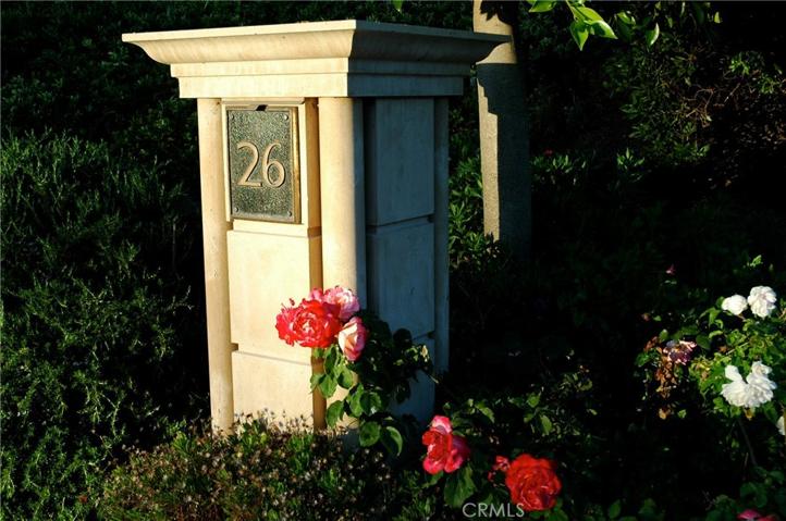 Mailbox at the front of the driveway.