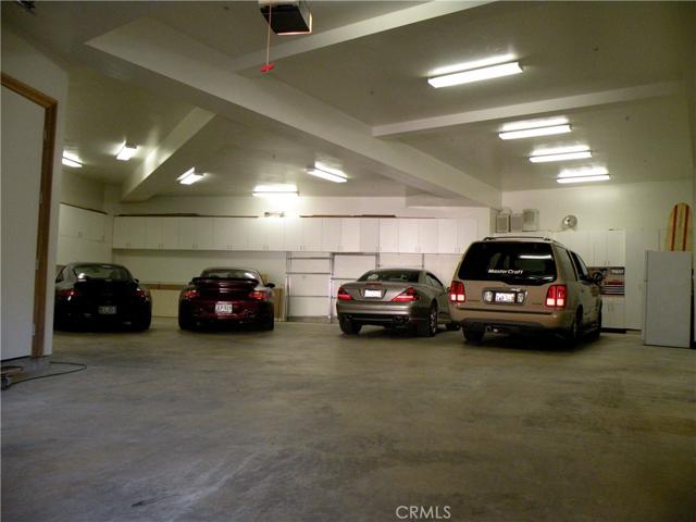 Garage holds 4-6 cars, subterranean.