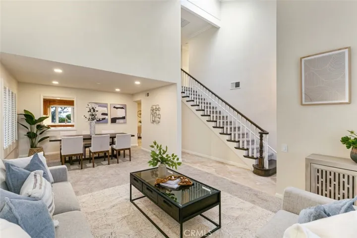 Looking towards the formal dining room