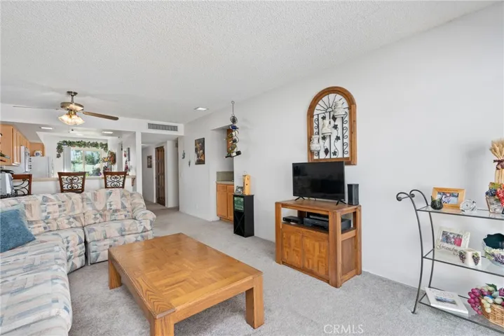 Imagine relaxing in the living room's thoughtfully designed space.