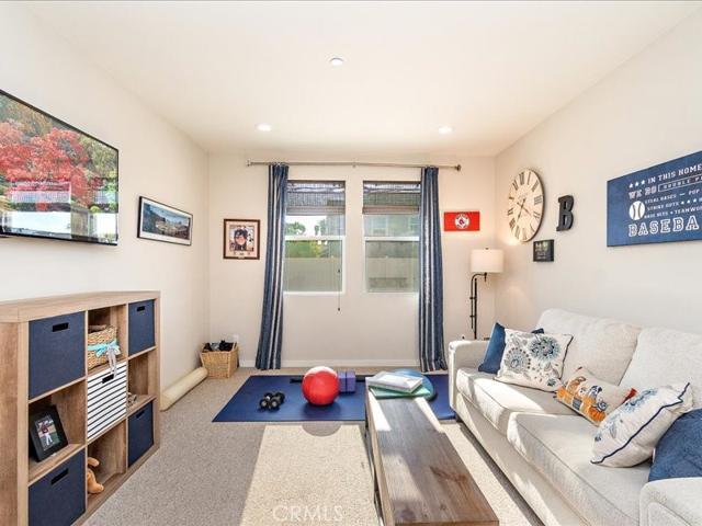 Den or could be an office or workout room
