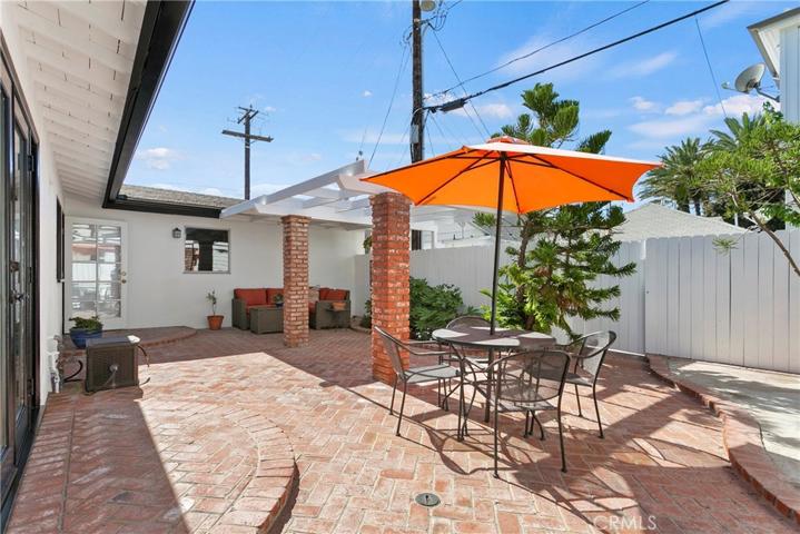 Rear patio
