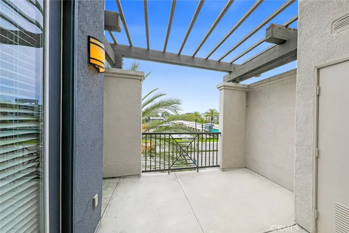 Private balcony overlooks City lights/neighborhood